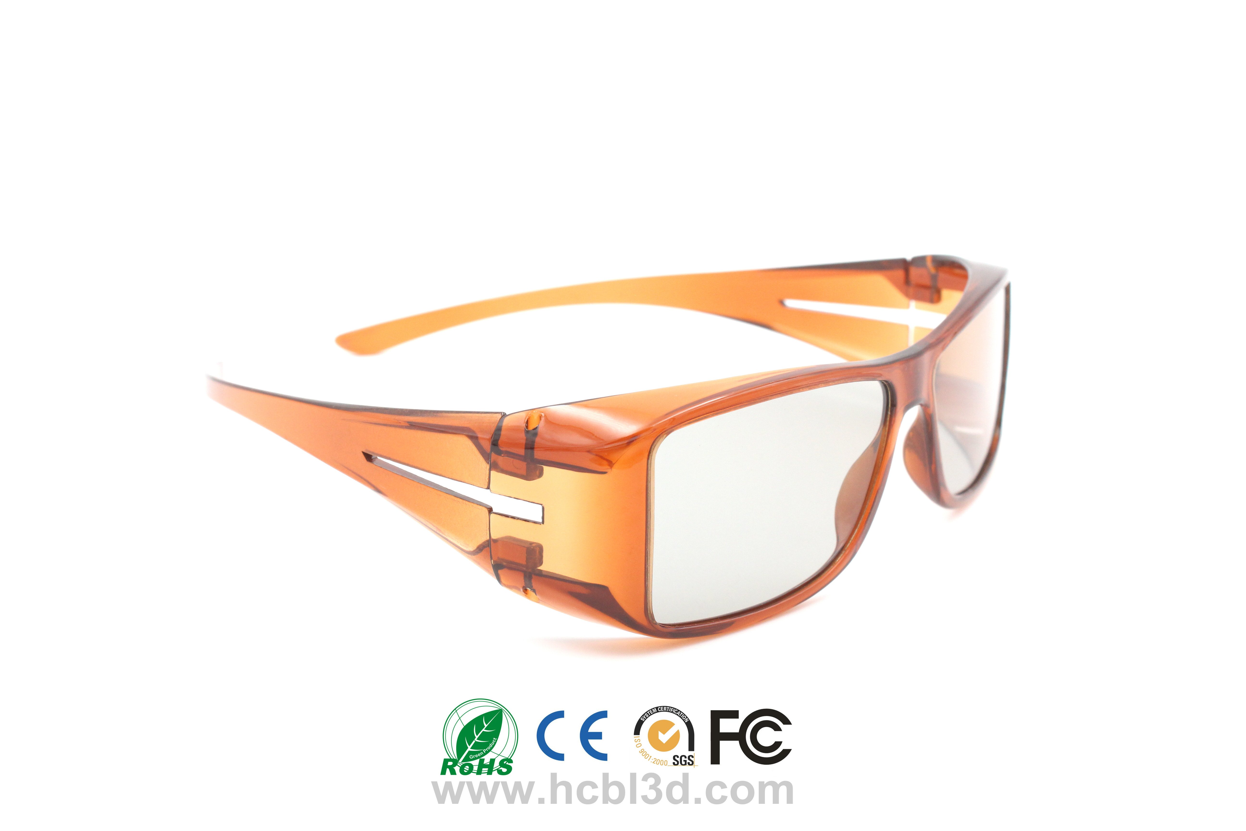 Gafas 3D reutilizables pasivas polarizadas para películas 3D