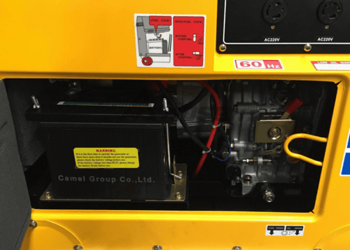 Stille dieselgenerator met luchtgekoeld type 2,7 kVA tot 11 kVA