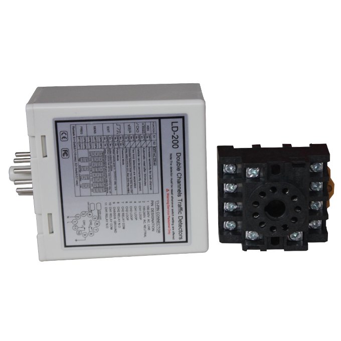 Dubbelkanaals lusvoertuigdetector Gemakkelijk te bedienen lusdetector Te koop Nieuwe producten