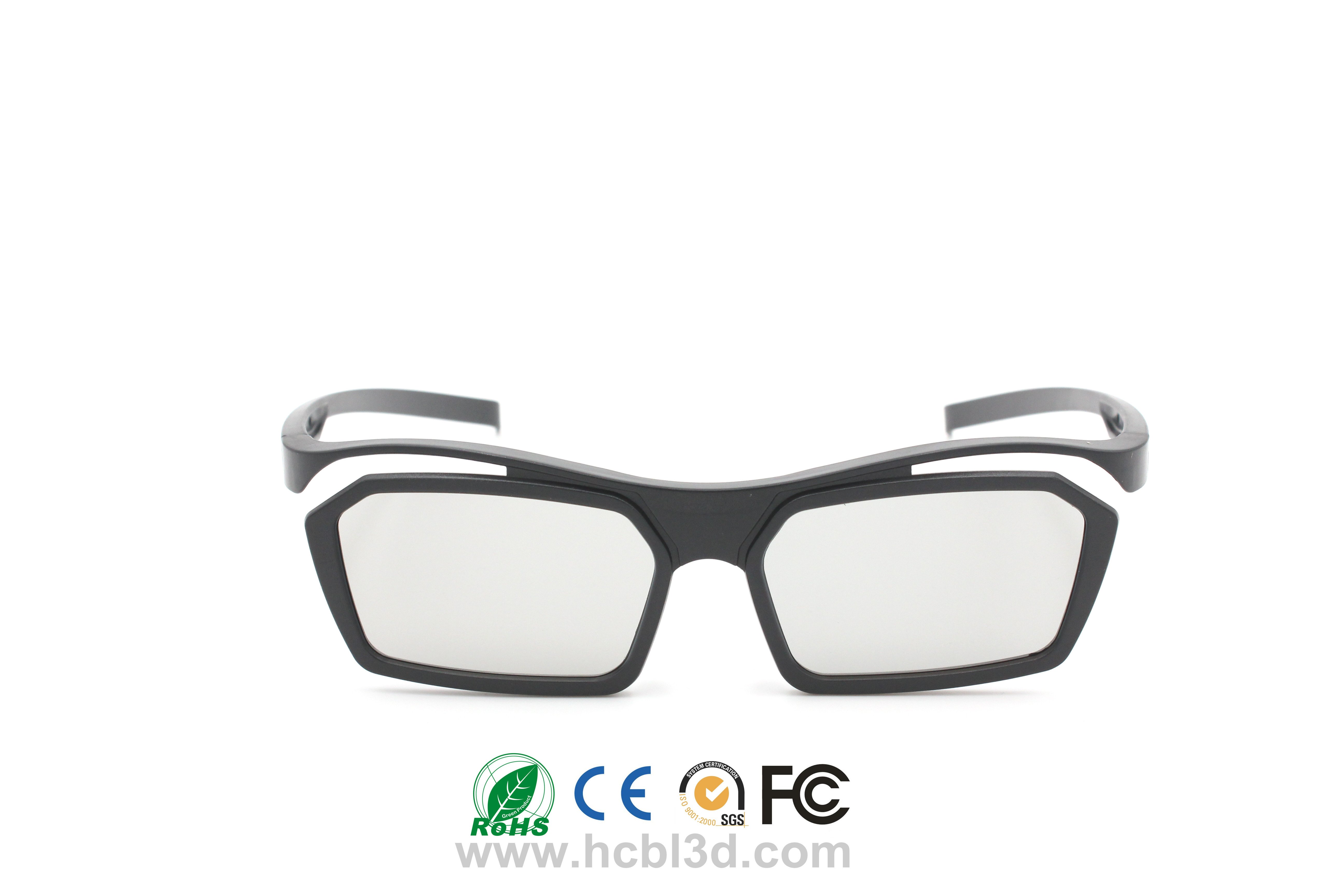 Пластиковые поляризованные стекла 3Д горячие продажи кино 3Д очки облегченный дизайн