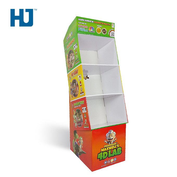 Toys And Dolls Display Stand Shelf Cardboard Displays For Retail And Promote Store