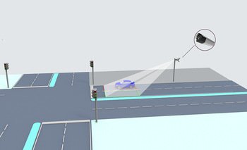 Road vehicle detector