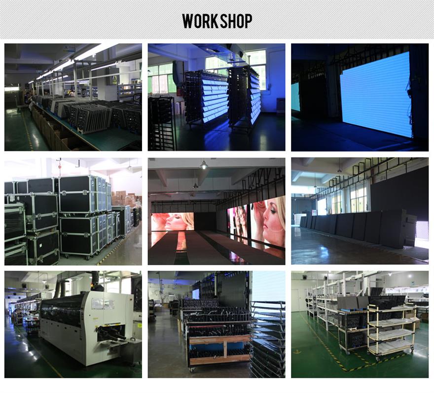 Transparent led screen features and application