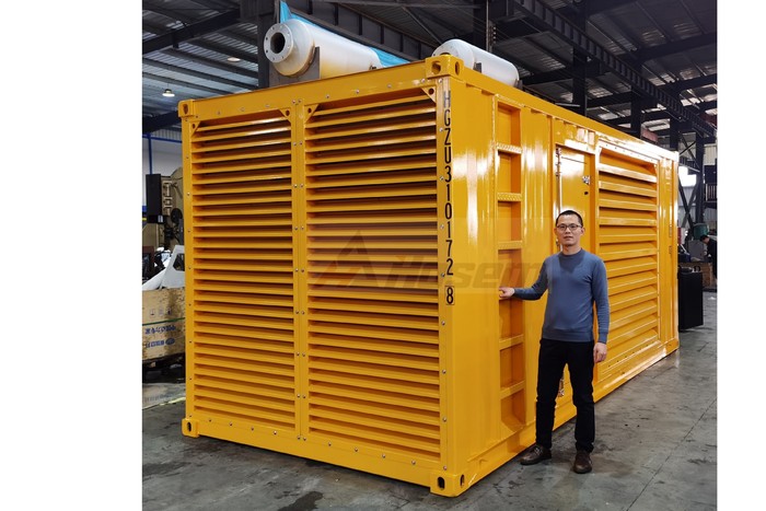दक्षिण अमेरिका के लिए कमिंस डीजल इंजन के साथ होसेम पावर 1000kva डीजल जनरेटर