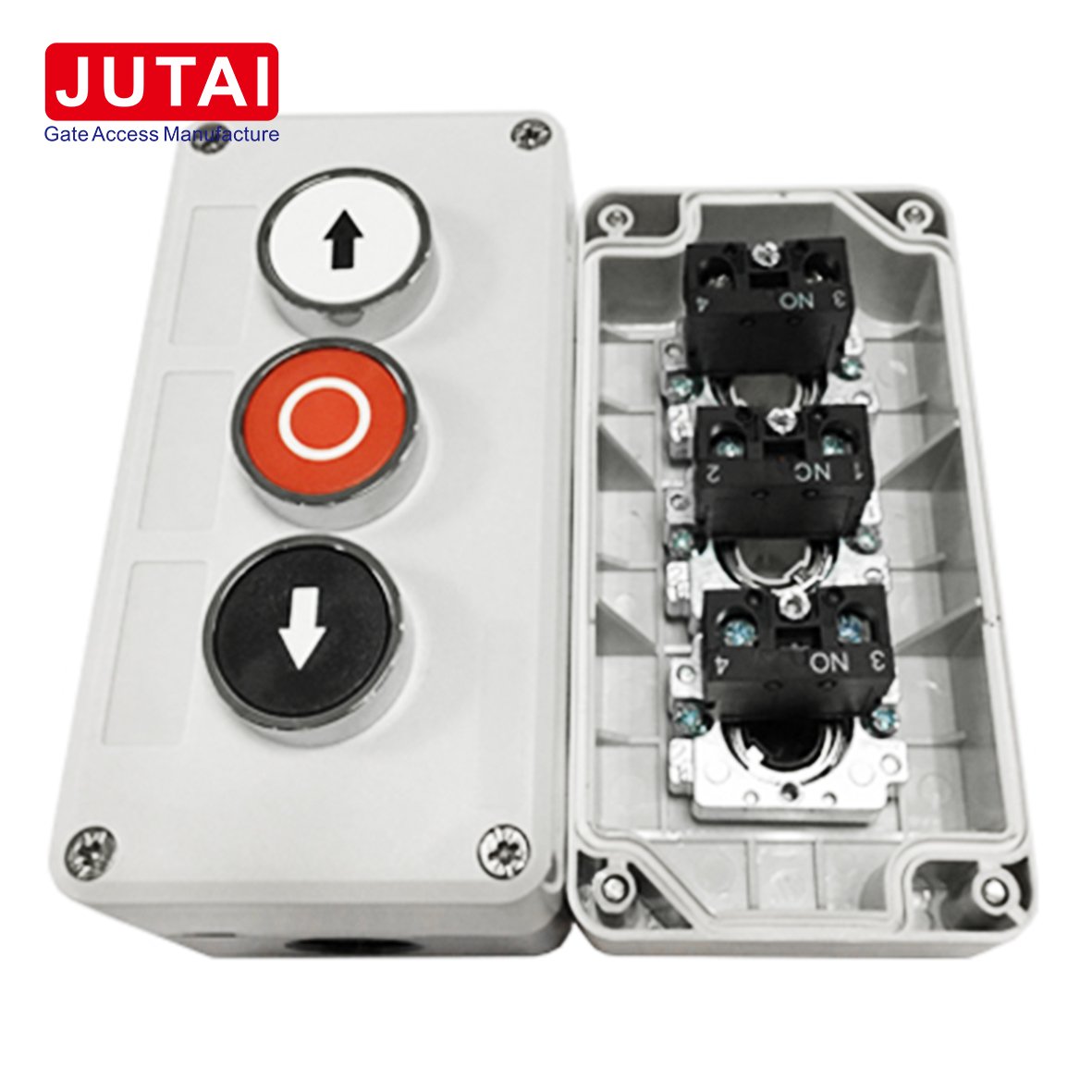 IP44 Waterproof Gate Three Switch Buttons Open Stop and Close