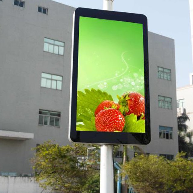 LED light pole screen contribute to the smart city building