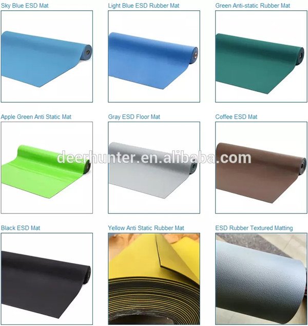 Industrial Anti Static ESD Table Mat Workbench Mat Green/Black ESD Rubber  Sheet Mat - China ESD Matting, Table Mat