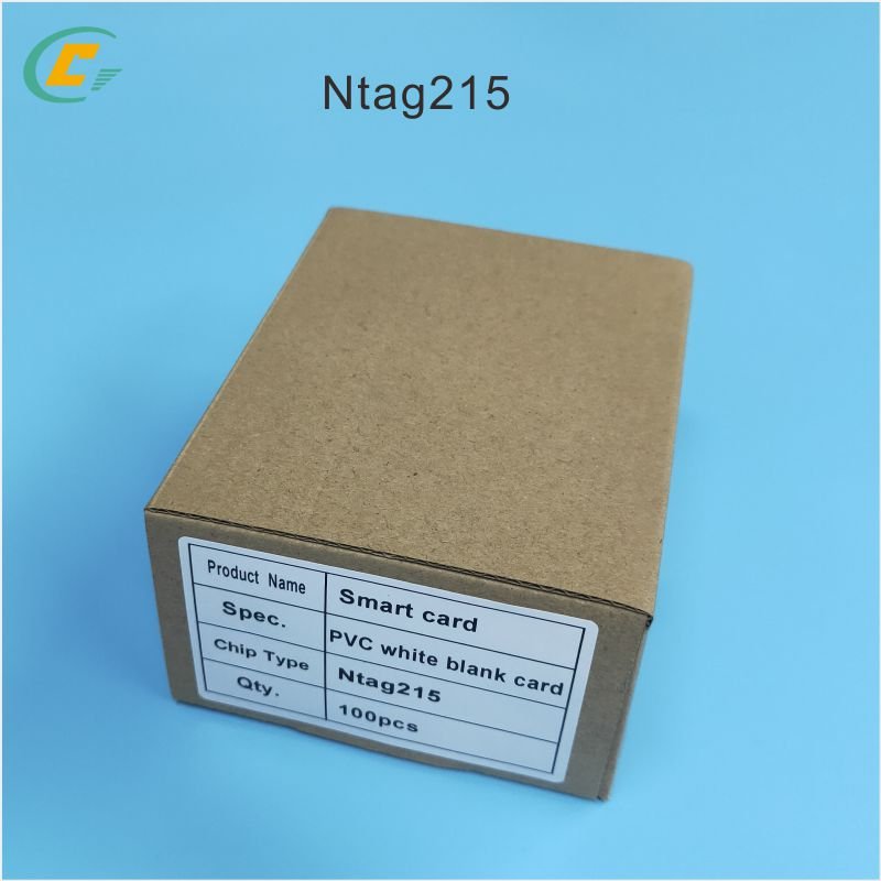 NTAG215 White card package