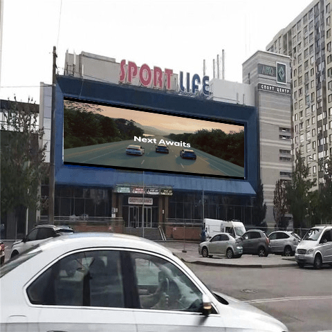 Outdoor LED Facade Display P31.25mm Anti-Cold -40C 8000nits