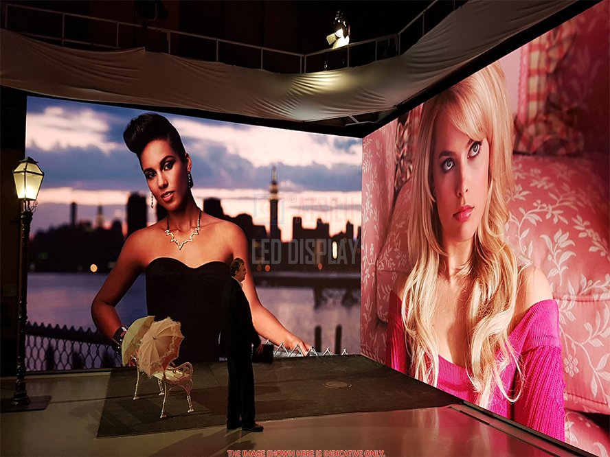 P1.667mm Indoor LED Video Wall High Refresh Indoor High Resolution LED Video Display
