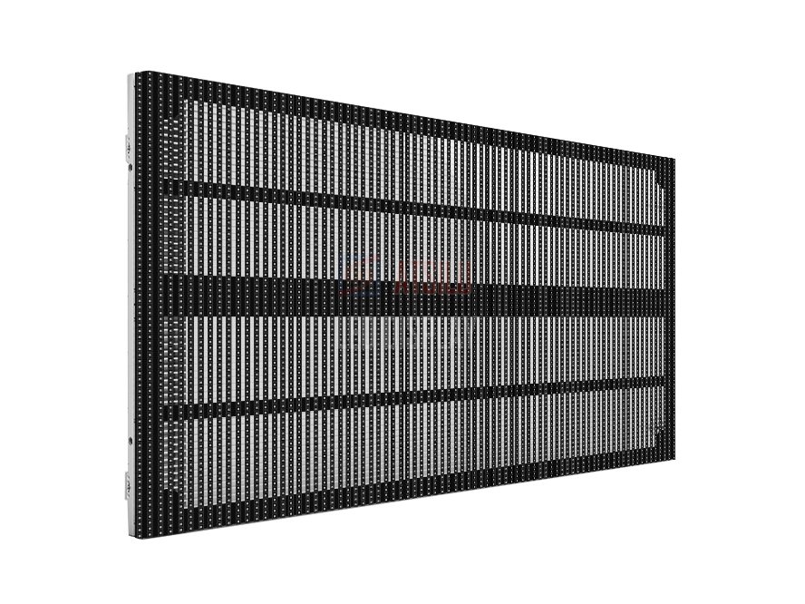 P12.5mm High Brightness Transparent LED Display Outdoor HD LED Facade Advertising Video Wall