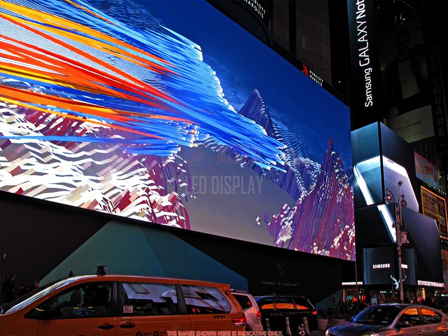 P16mm Front Maintenance Advertising Digital Billboard Outdoor Waterproof LED Video Wall Display