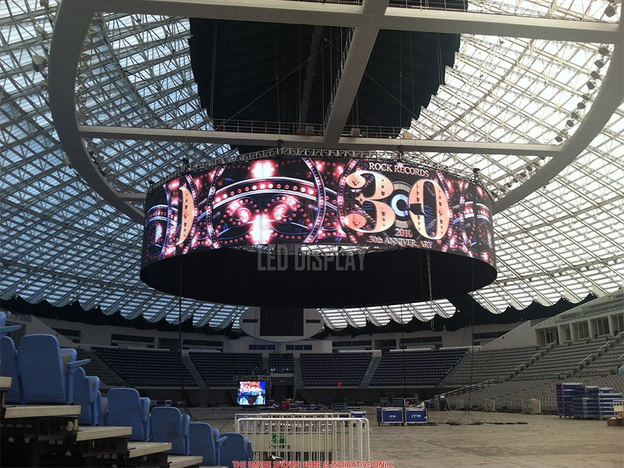 P3.91mm Rental Curved LED Screen High-Definition Indoor & Outdoor P3.91 LED Screen Wall