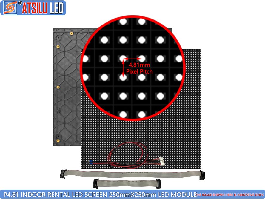 P4.81mm Indoor Rental LED Screen LED Module