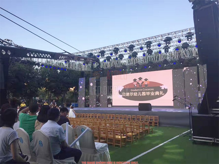 P4.81mm Outdoor Rental LED Display High Resolution Outdoor Lightweight LED Panel