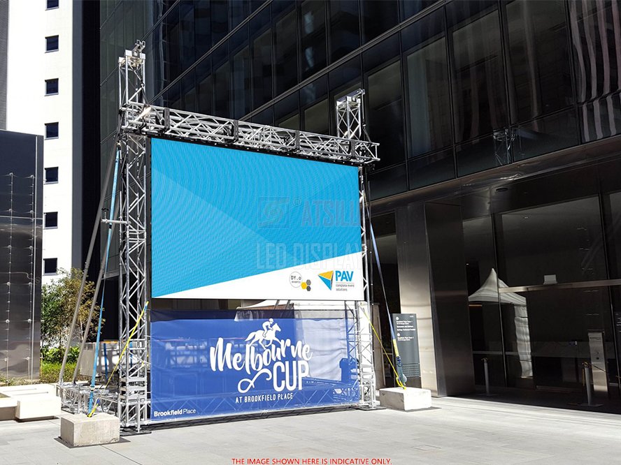 P4mm Outdoor LED Video Wall Ultra High-Definition 10000 nits Brightness Advertising Billboard