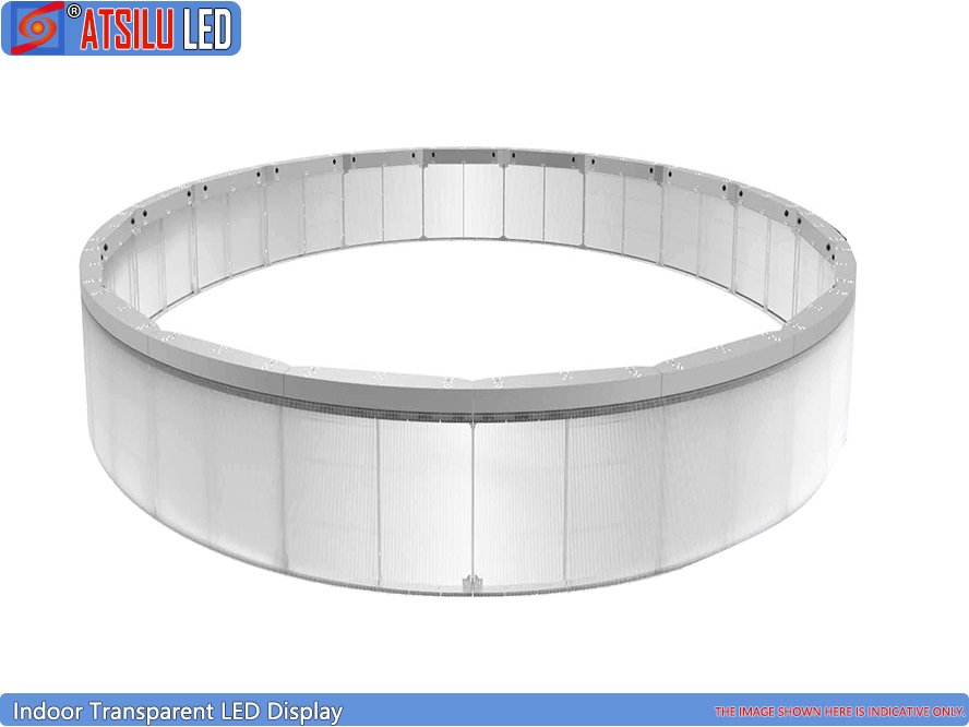 P5.21mm Transparent Circle Shape LED Display