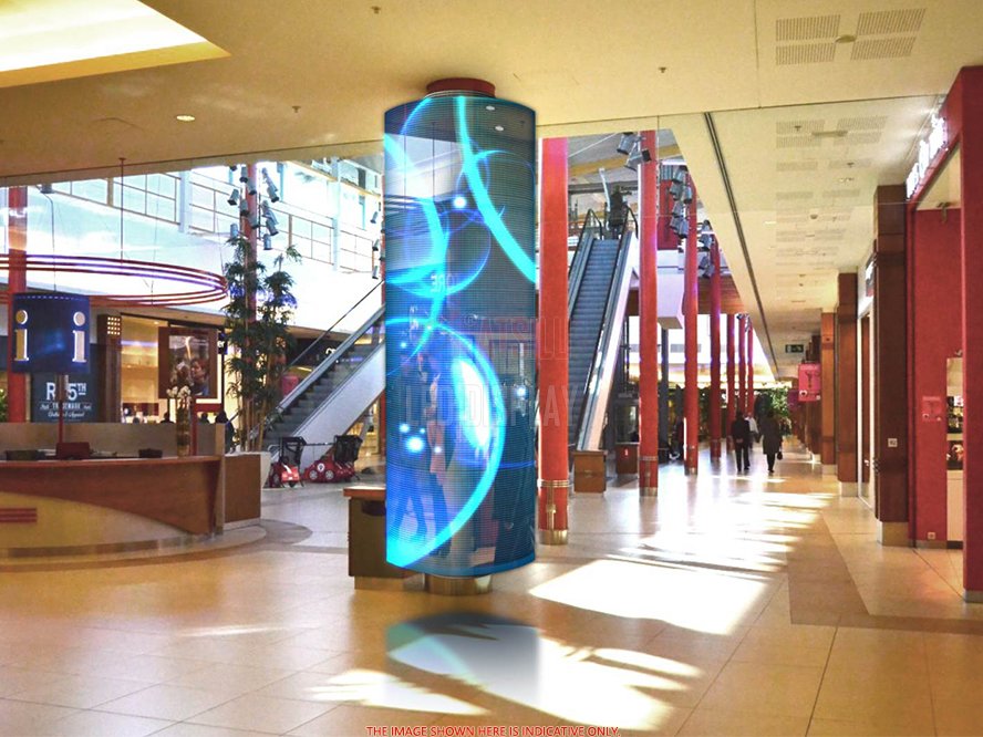 P5.21mm Indoor Transparent LED Display High-Performance Full-Colour LED Curtain Screen
