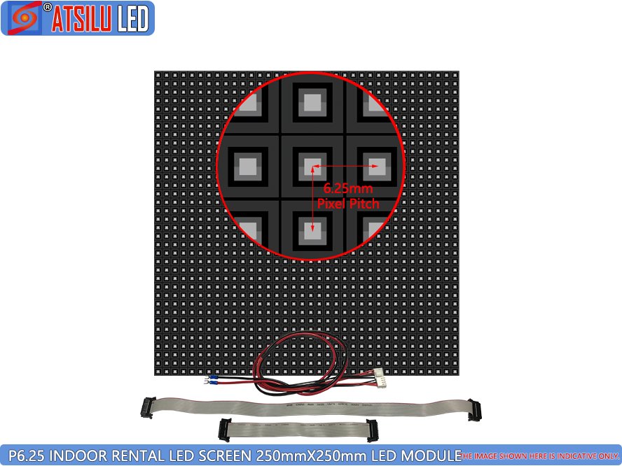 P6.25mm Indoor Rental LED Screen LED Module