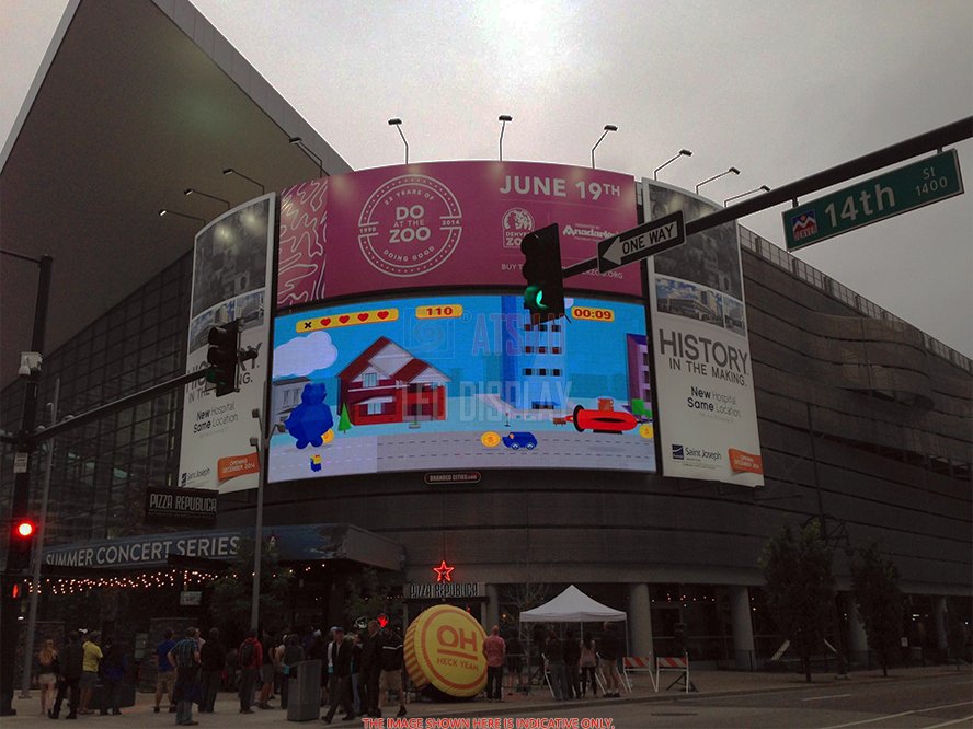 P6.25mm Outdoor LED Video Wall Standard Lightweight 500mmx1000mm High-Definition LED Video Panel