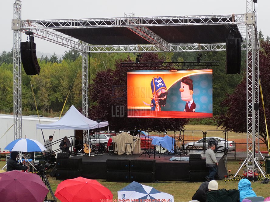 P6mm Outdoor Rental LED Screen Lightweight LED Panel Stage Big Performance Video Wall Display