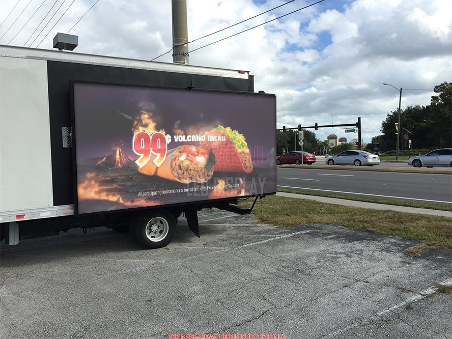 P8mm Truck-Mounted Advertising Digital Billboard Outdoor Waterproof LED Video Panel