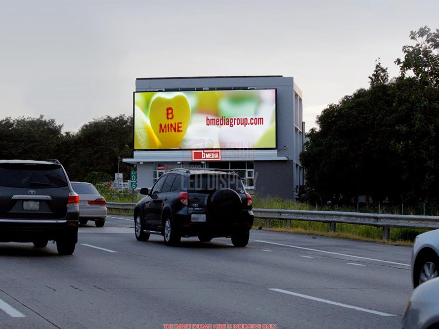 P8mm Front Access LED Video Wall Display Fixed Installation Advertising Digital Billboard