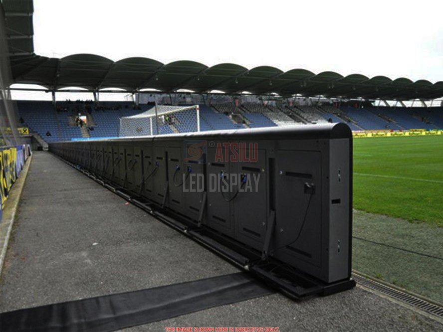 P8mm Stadium Sports LED Display Ground Stand LED Advertising Banner Video Screen