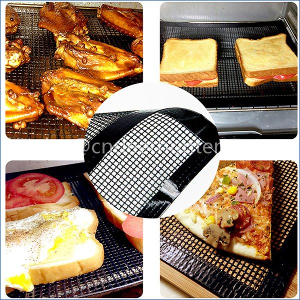 Non Stick PTFE Coated BBQ Grill Mesh Mat for Oven Cooking & BBQ Grilling -  China PTFE Fiberglass Mesh, BBQ Grill Mat