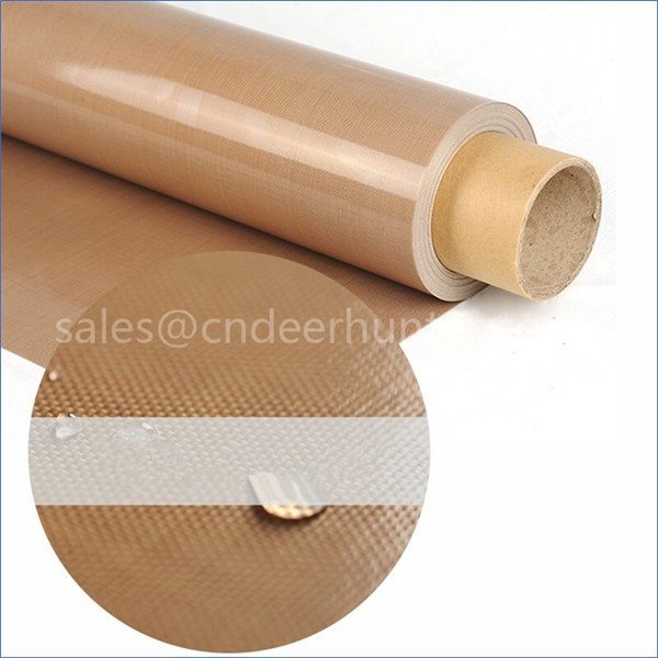 PTFE Coated Fiberglass Fabric Non Adhesive,5 Mil Brown 1 1/2 x 36 Yds Made in USA 