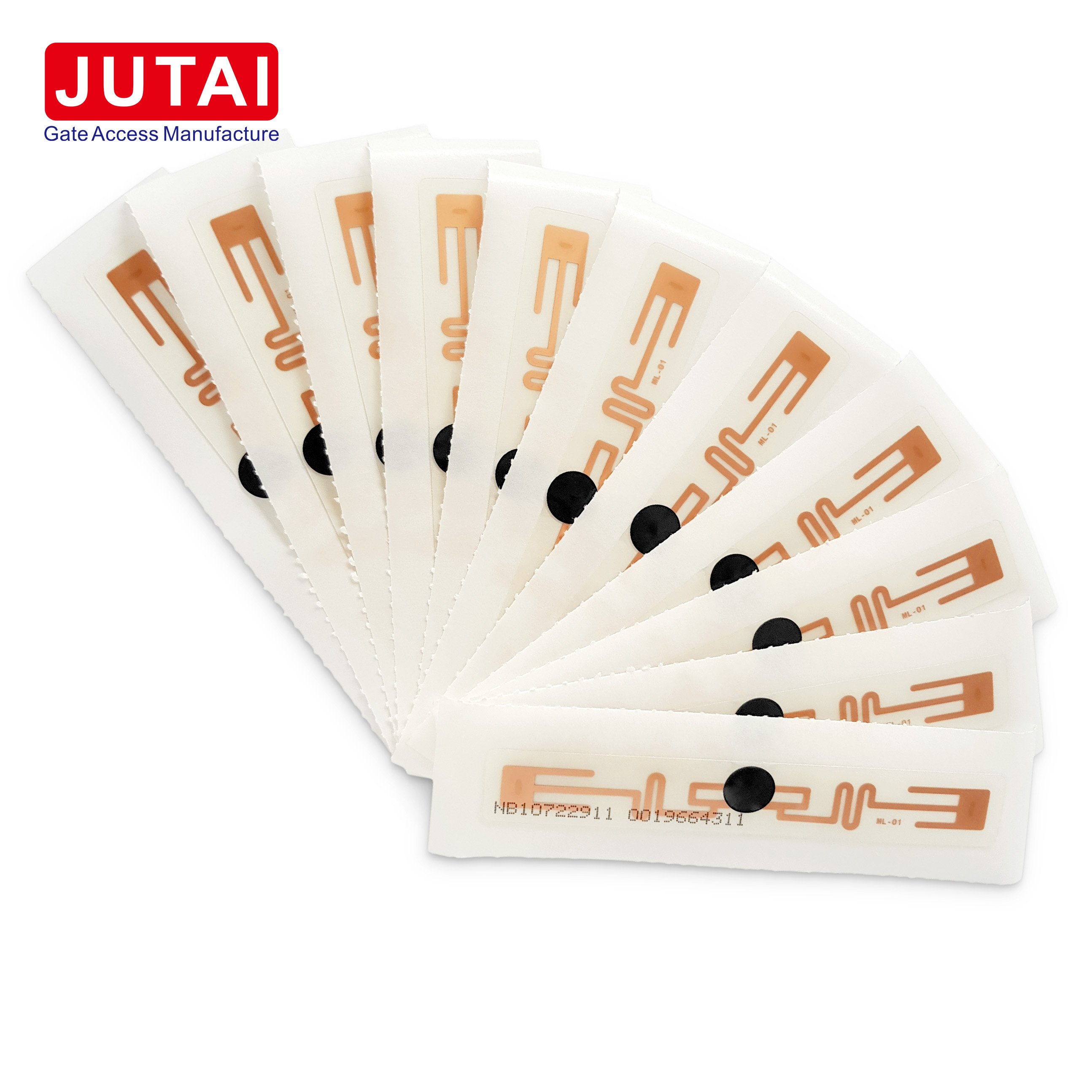 JUTAI سهلة التركيب ملصق / علامة UHF لتطبيق نظام مدخل وقوف السيارات طويل المدى