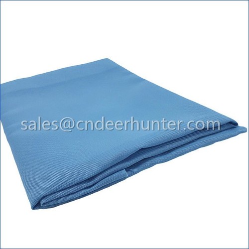 Tapa de tela de poliéster tela azul para la mesa de planchar al vacío prensa de vapor