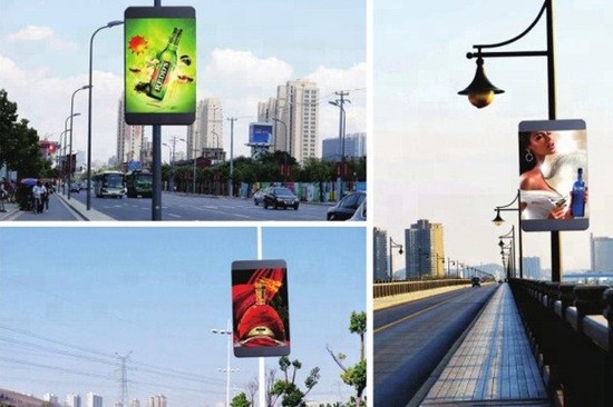 LED light pole screen promotes the smart city concept