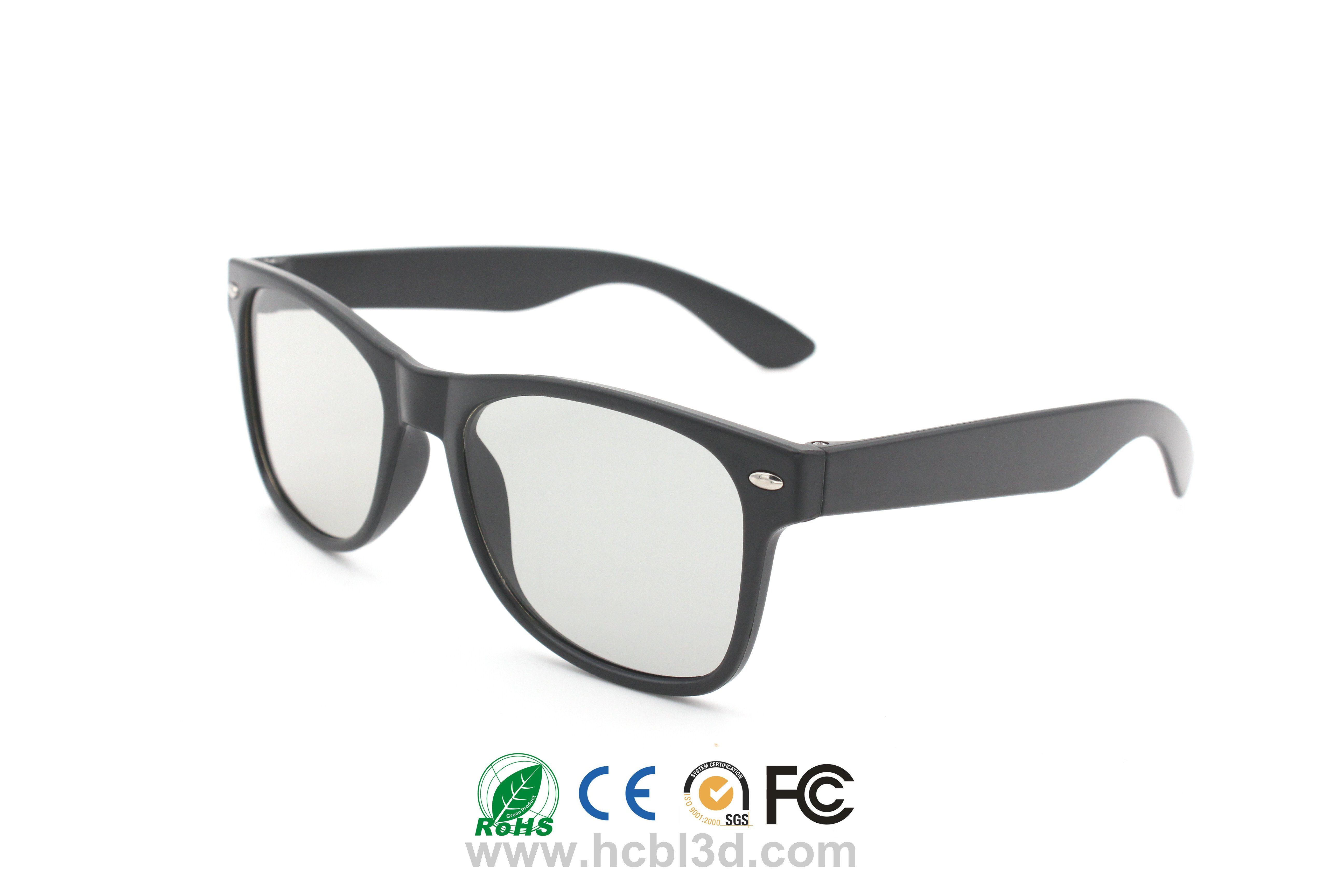 Gafas 3D polarizadas reutilizables para altamente rentables.