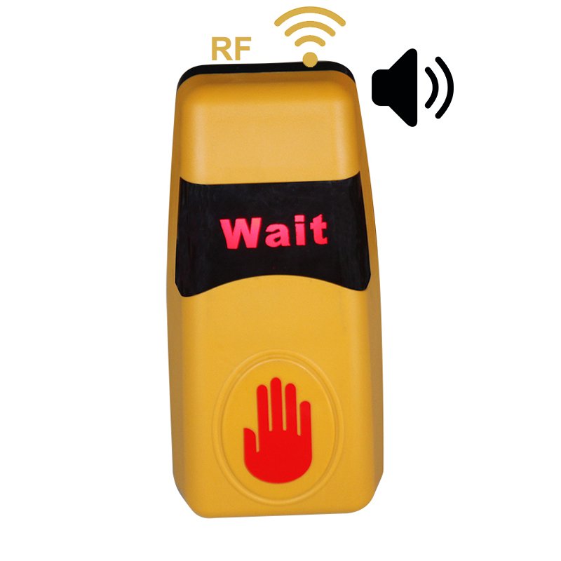 blinde klokdrukknop met IP65 waterdicht
