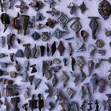 A man in France unearthed 27,400 artifacts with a metal detector