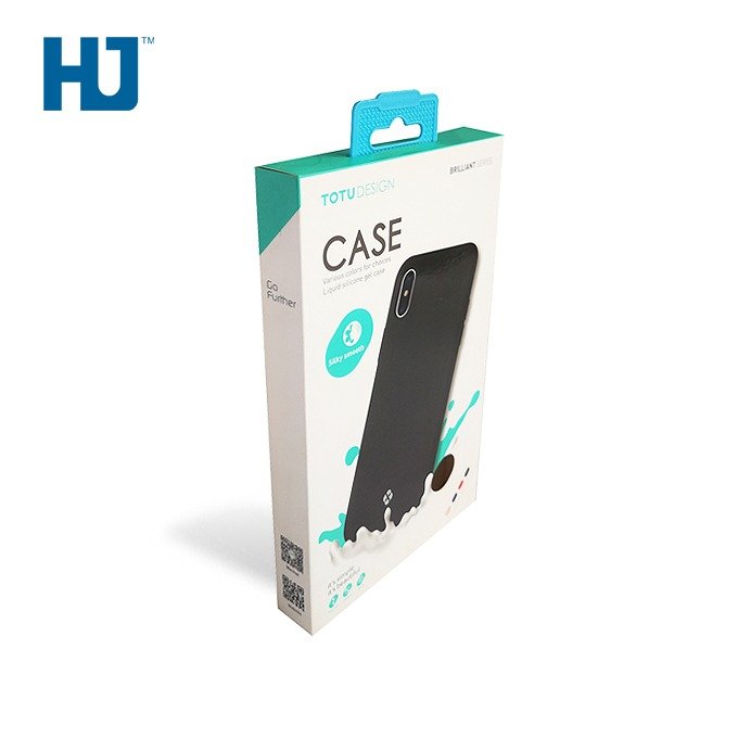 Mobile Phone Case Packaging Box With White Craft Paper For Brand Retail