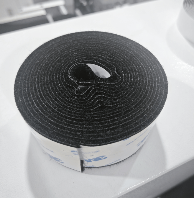Velcro webbing roll separating coiling machine ES-125 -Coiling velcro