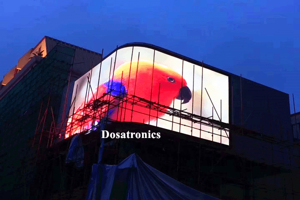 Curved LED display P6mm 200M2 Outdoor LED Screen