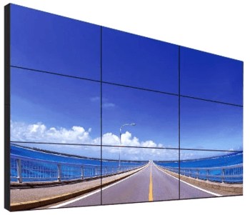 49 inch LCD video wall with ultra narrow bezel 500 nits 1920x1080 FHD indoor floor standing