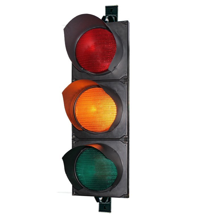 High flux 200mm traffic light red green yellow three color
