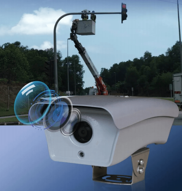 installation of the traffic video camera