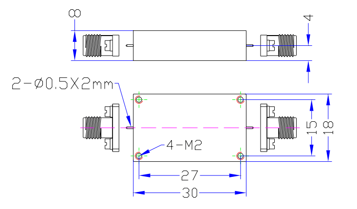 Low Pass Filter Operating From DC to 450MHz
