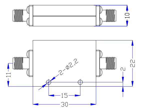 Low Pass Filter Operating From DC to 7.0GHz