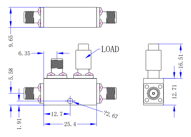 6dB Directional Coupler From 6GHz to 18GH
