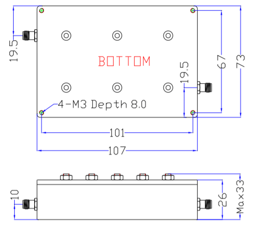 مرشح تمرير الفرقة EBP-1E42-1E44