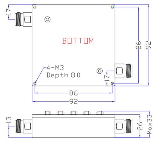 مرشح تمرير الفرقة EBP-1E92-1E98