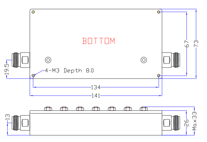 Band Pass Filter EBP-2E2-2E275