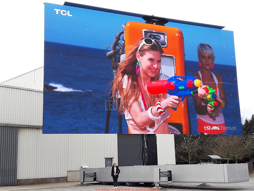 Outdoor Front Maintenance LED Display P2.97mm/P3.91mm/P4.81mm Front Access Rental LED Video Wall