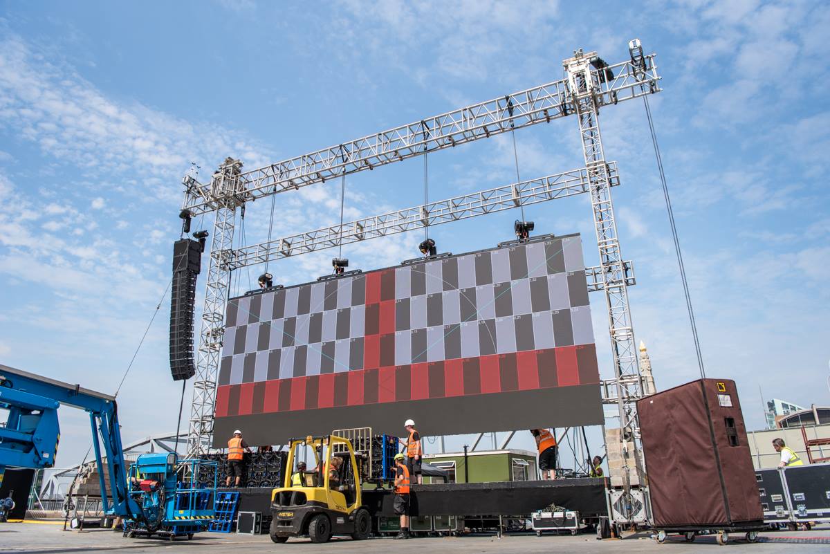 Outdoor Rental LED Display 500x500mm P4.81mm IP65 Front and Rear with NOVA A5S Receiver Card